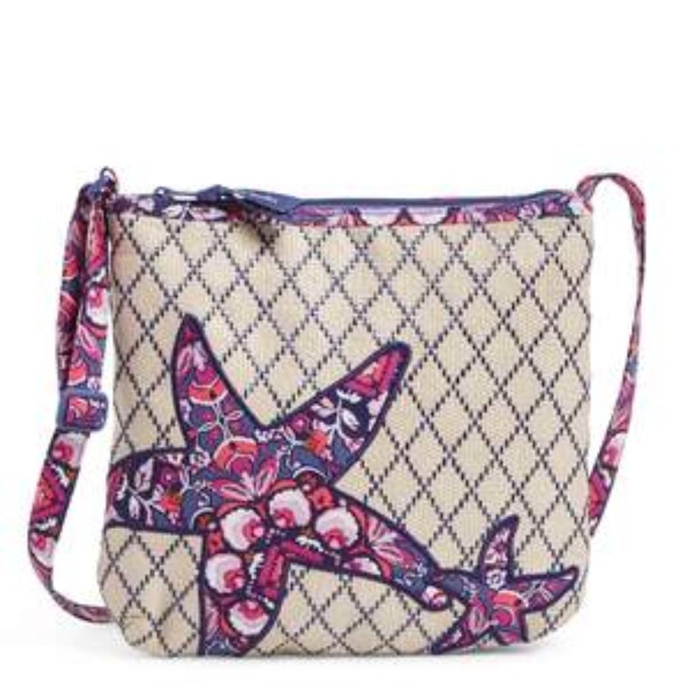 Beach Crossbody Starfish in Magenta Medallion NWT